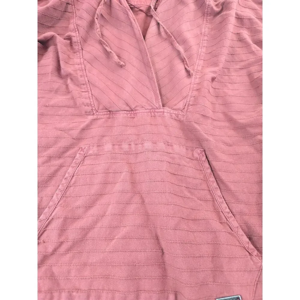 Prana | Farin Hooded Pullover Top in Rose | Size Small - Picture 6 of 7